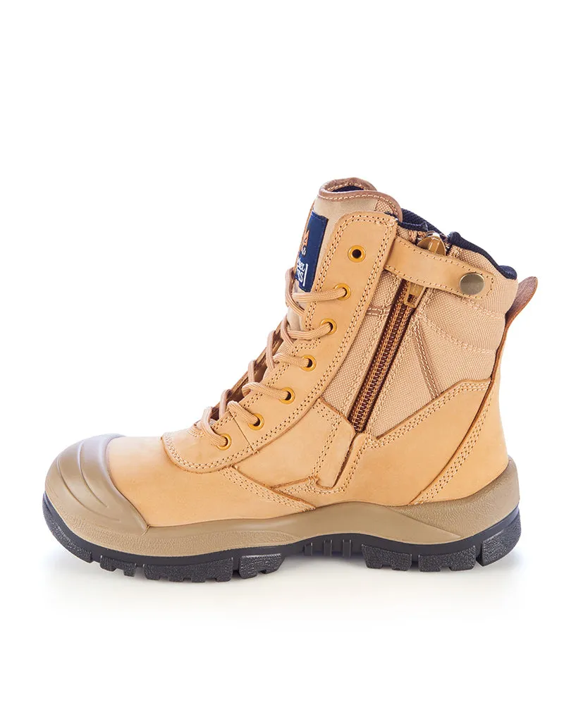 451 High Leg Zipsider Boot with Scuff Cap - Wheat