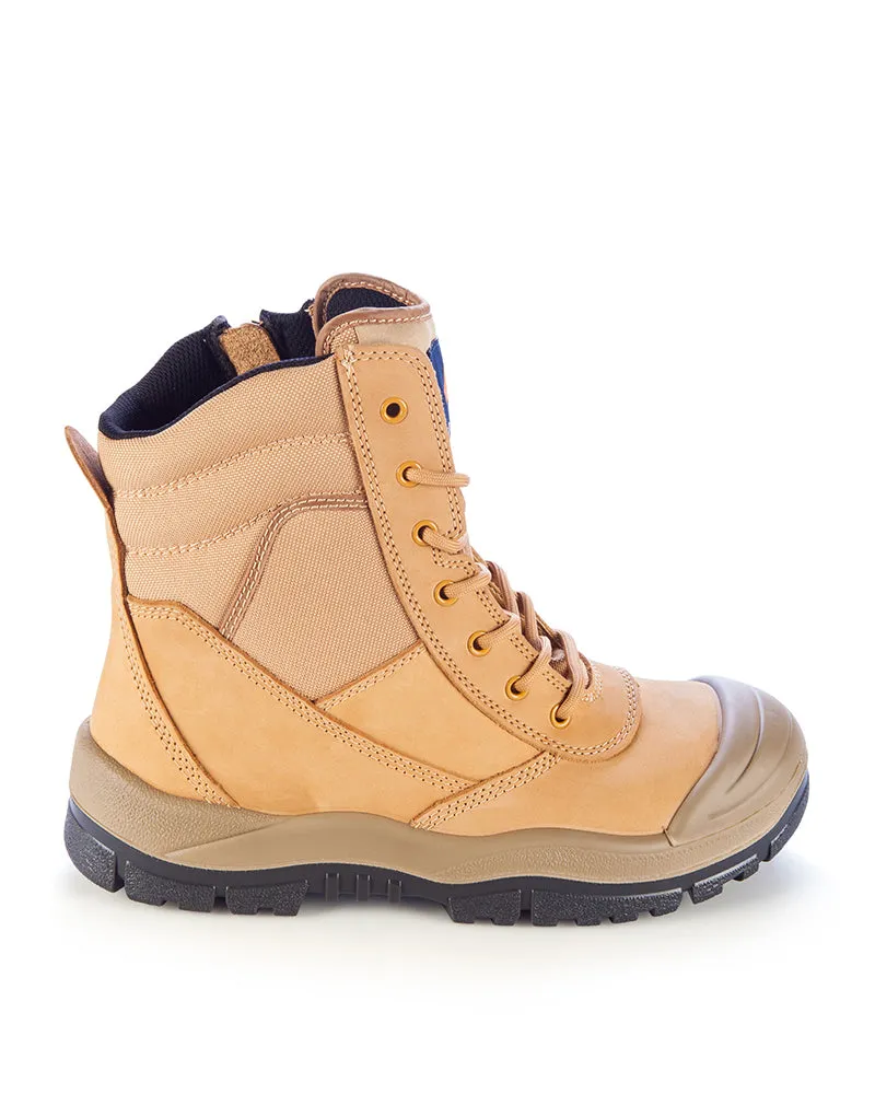 451 High Leg Zipsider Boot with Scuff Cap - Wheat