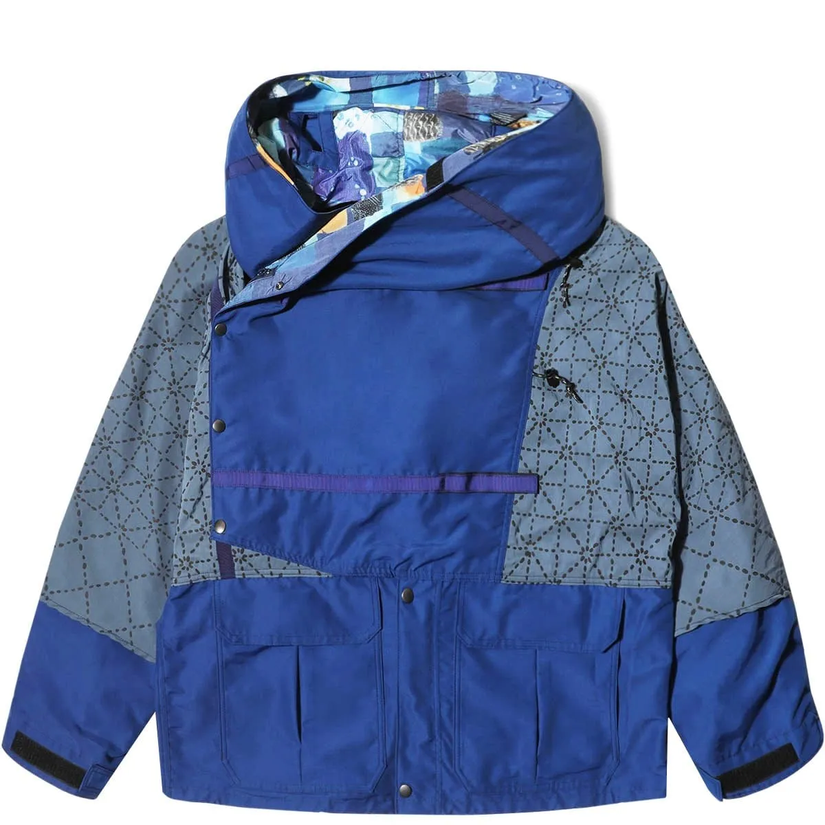 60/40 SASHIKO PRINT KAMAKURA ANORAK BLOUSON