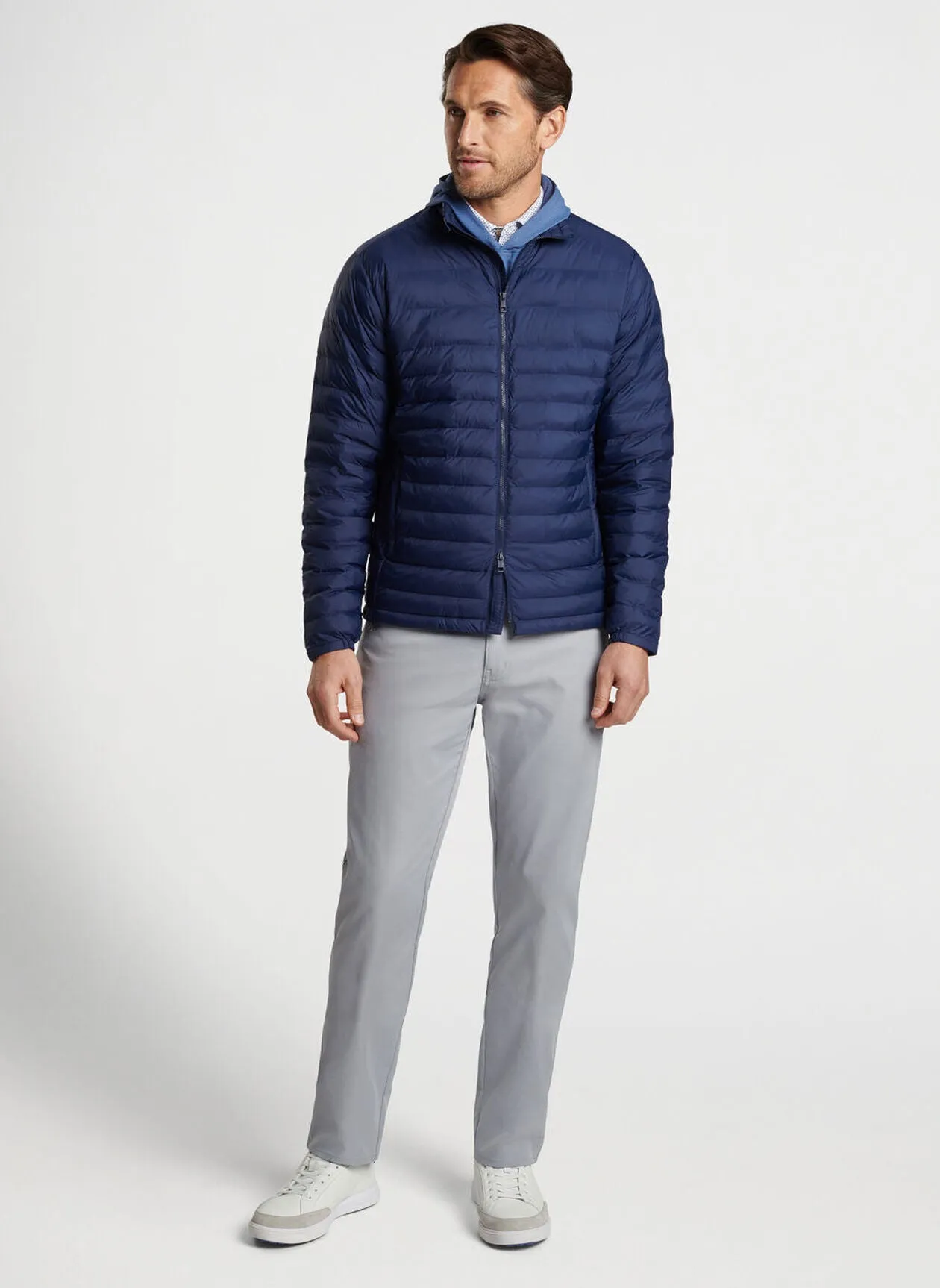 All Course Jacket in Navy by Peter Millar