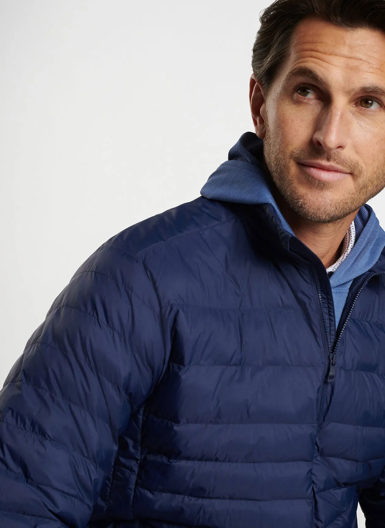 All Course Jacket in Navy by Peter Millar