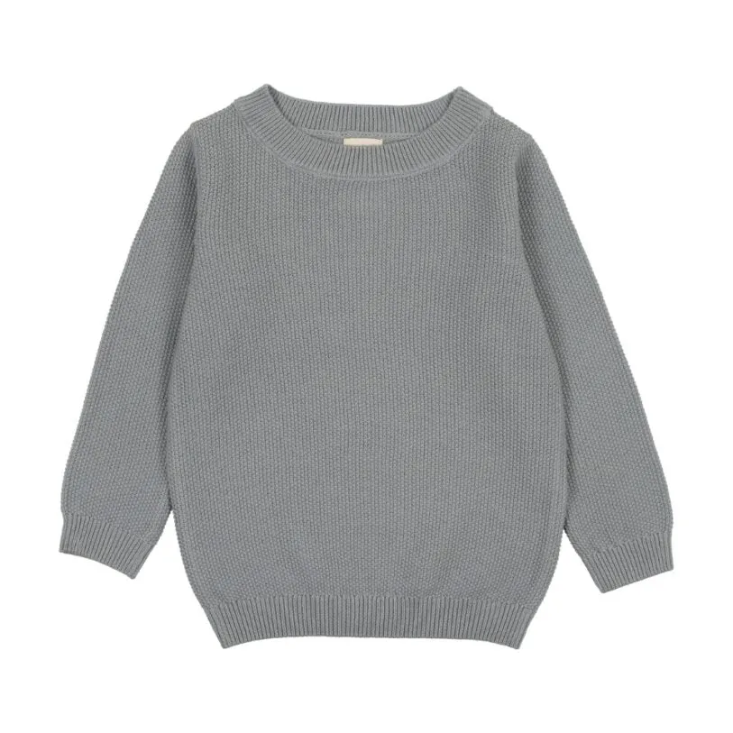 Analogie Light Blue LS Crewneck Sweater