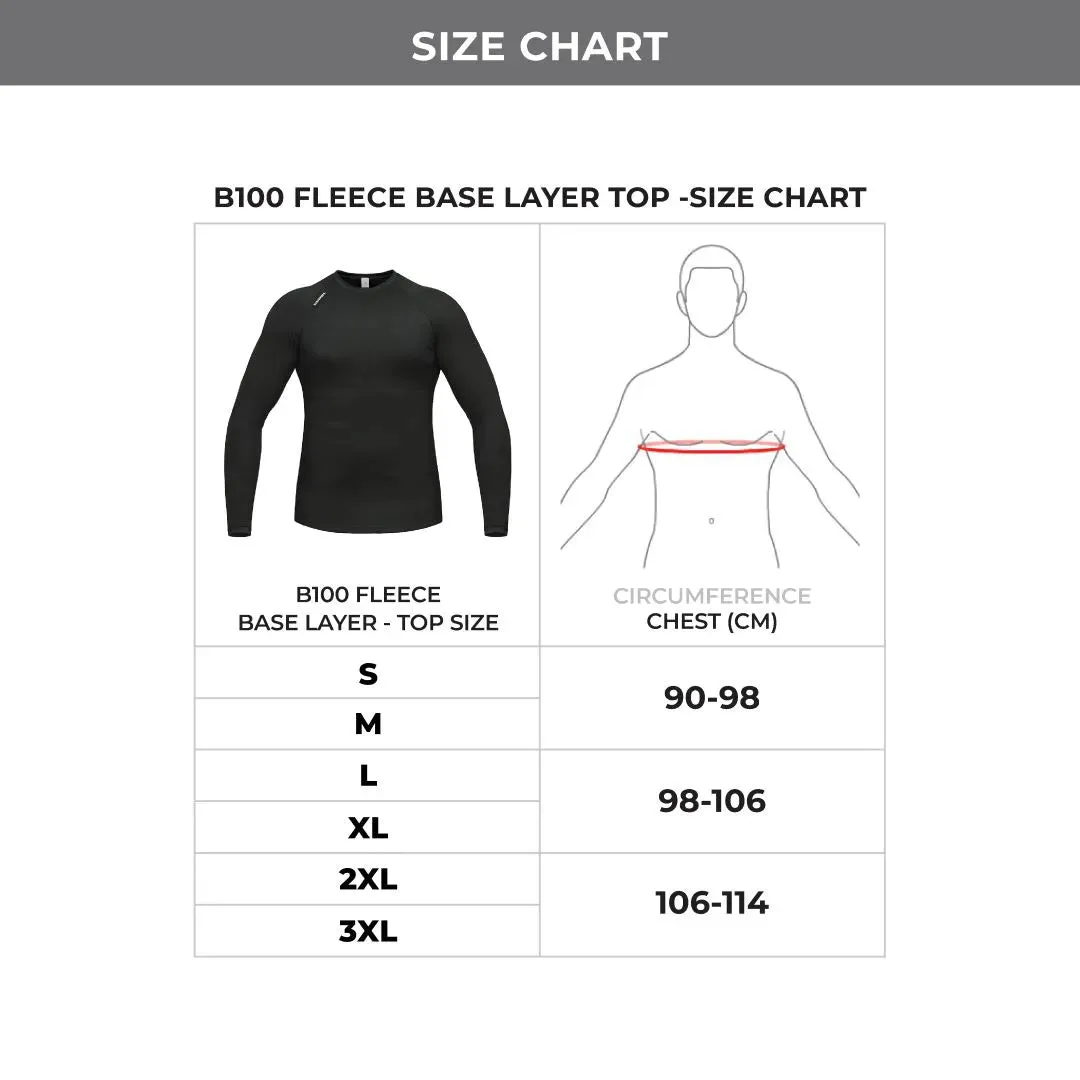 B100 WINTER FLEECE BASE LAYER - TOP