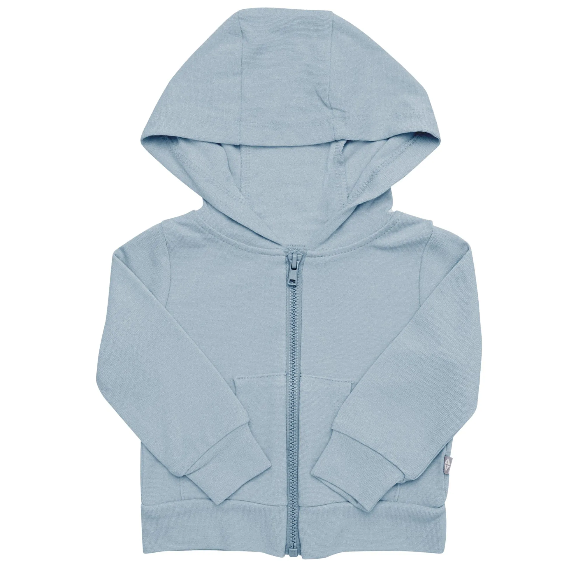 Bamboo Jersey Hooded Jacket in Fog