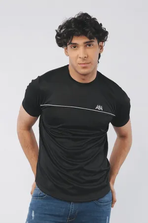 Black Game Activewear T-shirt