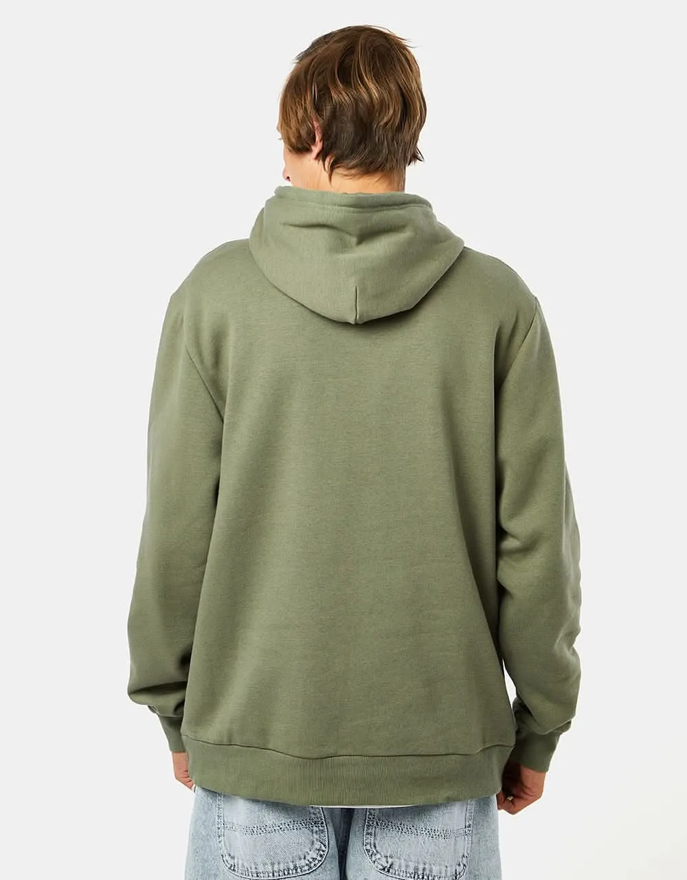 Brixton Peace Shield Pullover Hoodie - Olive Surplus