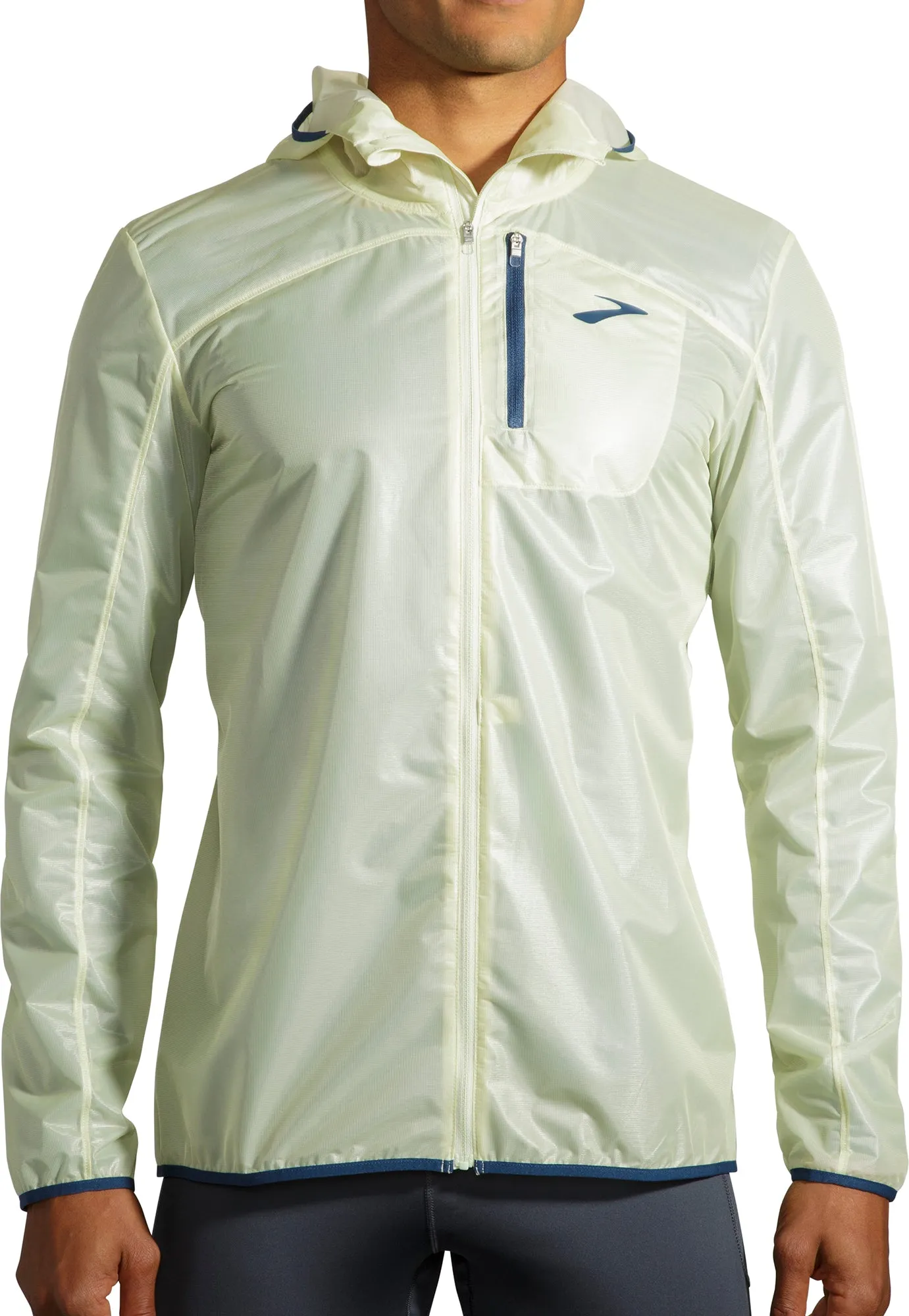 Brooks All Altitude Mens Running Jacket - Yellow