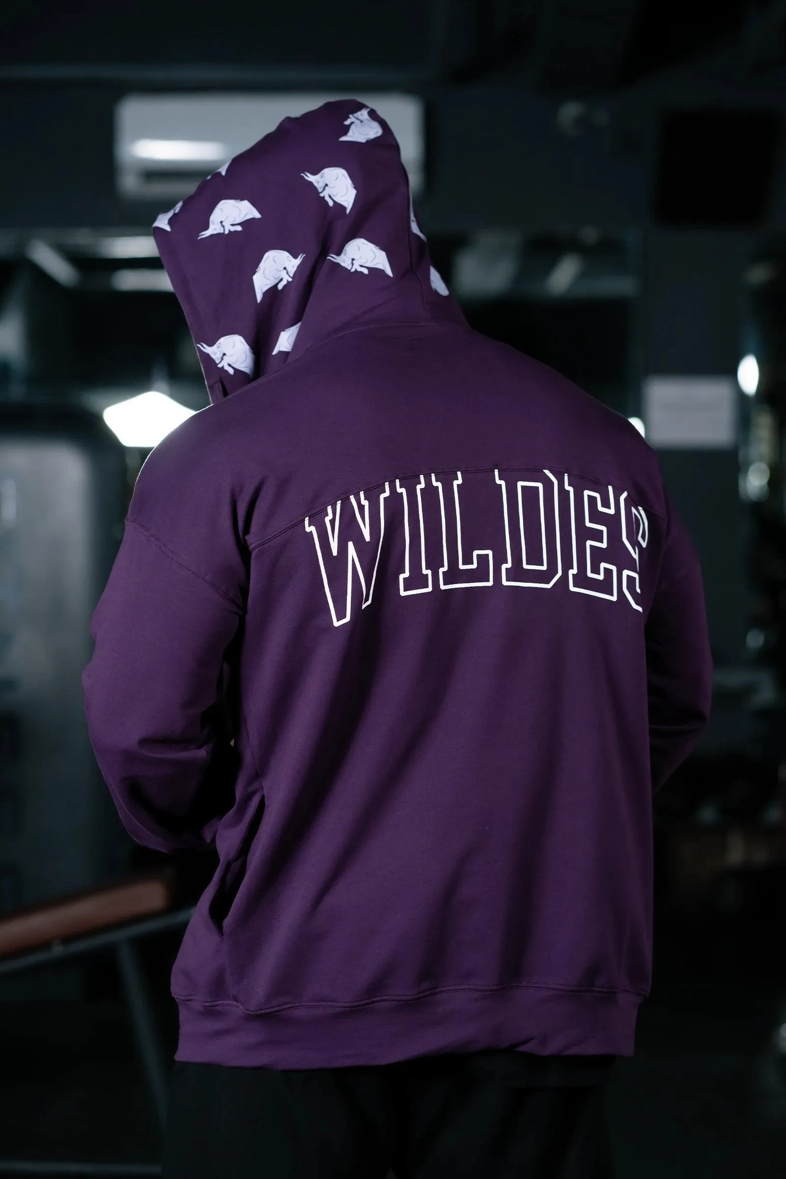 BULLFORCE ZIP HOODIE (PURPLE)