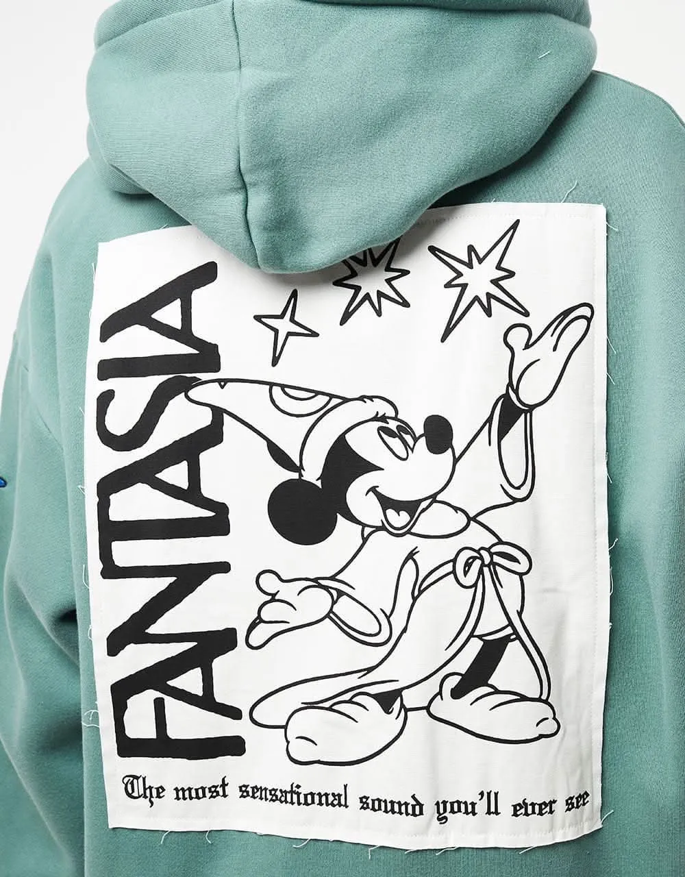 Butter Goods x Disney Applique Zip-Hoodie - Sage