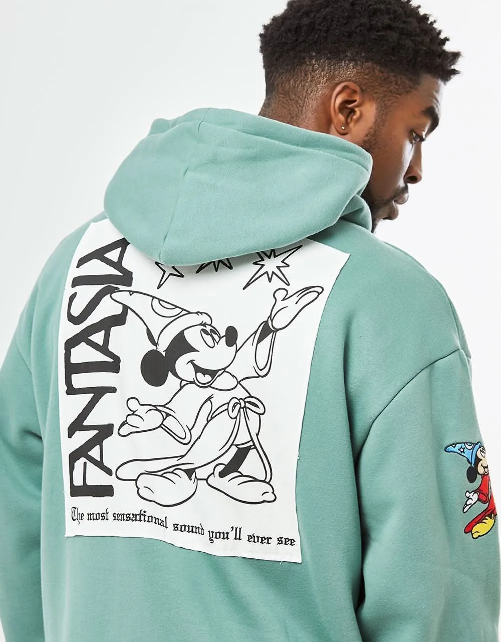 Butter Goods x Disney Applique Zip-Hoodie - Sage