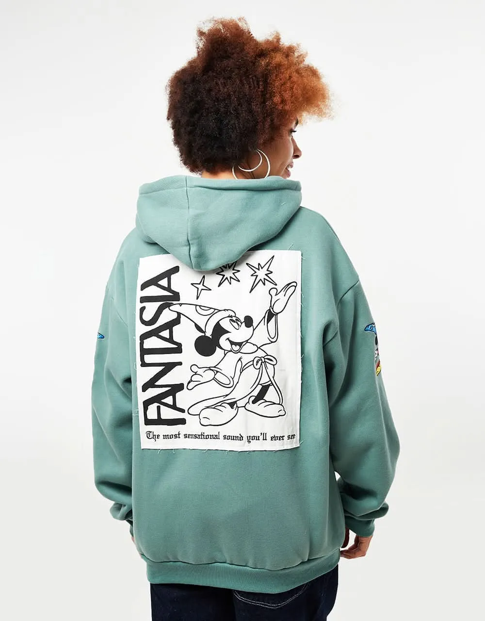 Butter Goods x Disney Applique Zip-Hoodie - Sage