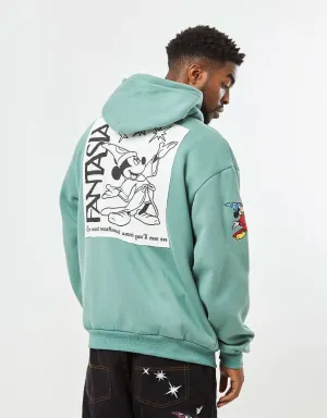 Butter Goods x Disney Applique Zip-Hoodie - Sage