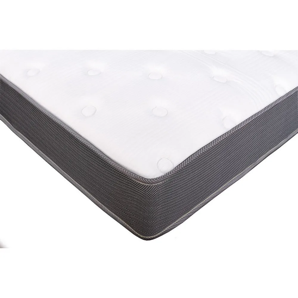 Cari 8 Inch Hybrid XL Twin Size Mattress, Cool Gel Memory Foam, Pocket Coil By Casagear Home