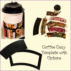 Coffee Cozy Template Options