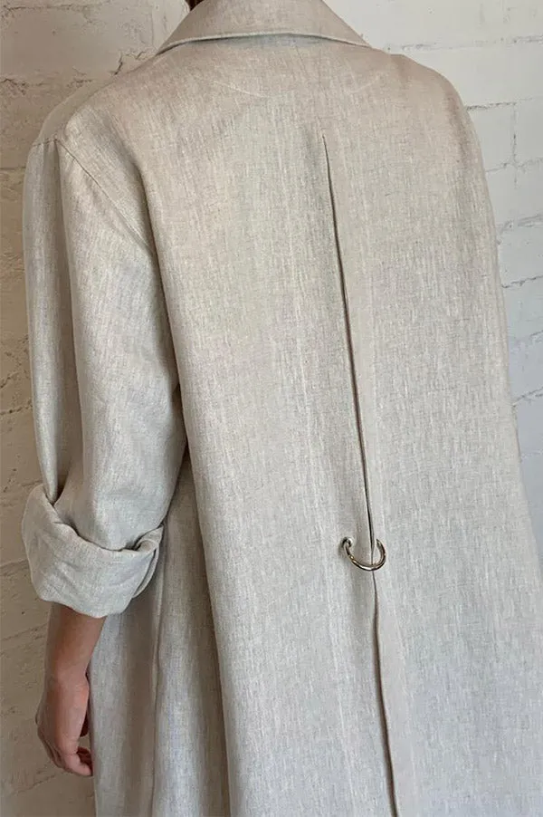 Hemp Slit Back Duster