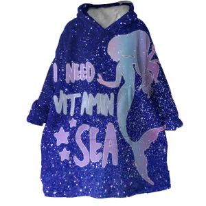 I Need Vitamin Sea Wearable Blanket Hoodie