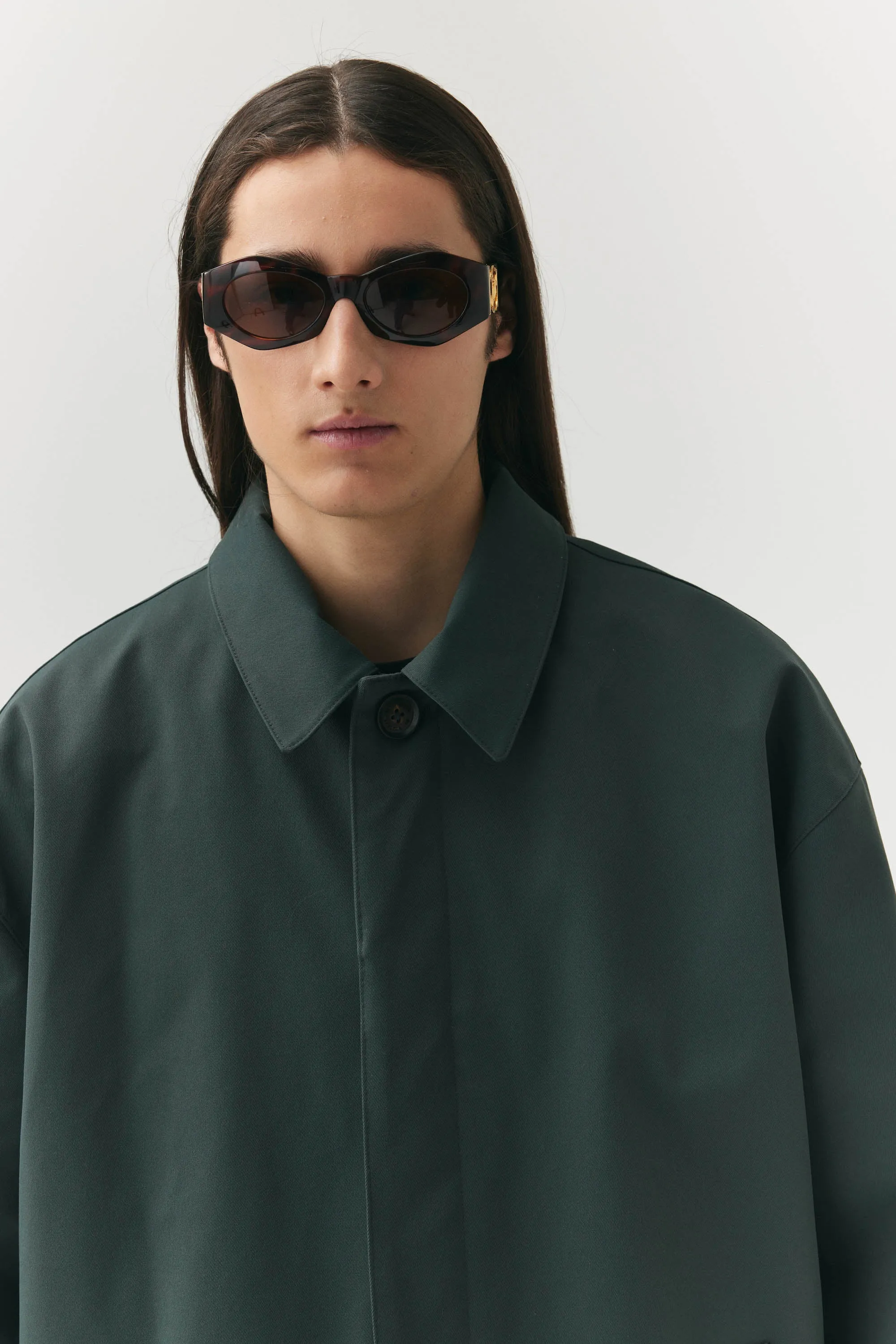 JOBA CARCOAT NIN SPIN AW24 FOREST GREEN