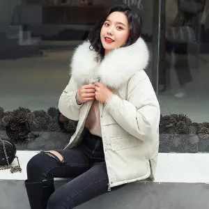 Korean Coat With Furry Hood