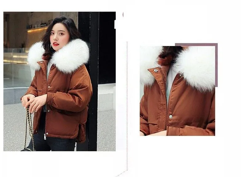 Korean Coat With Furry Hood