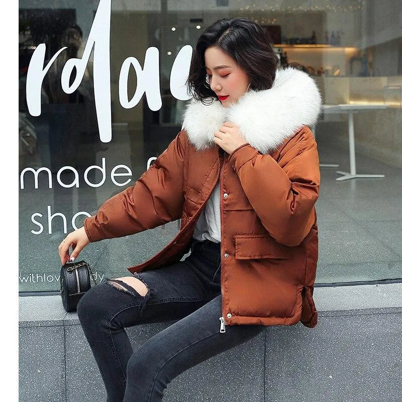 Korean Coat With Furry Hood