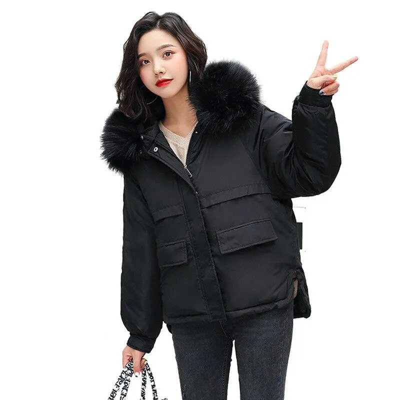 Korean Coat With Furry Hood