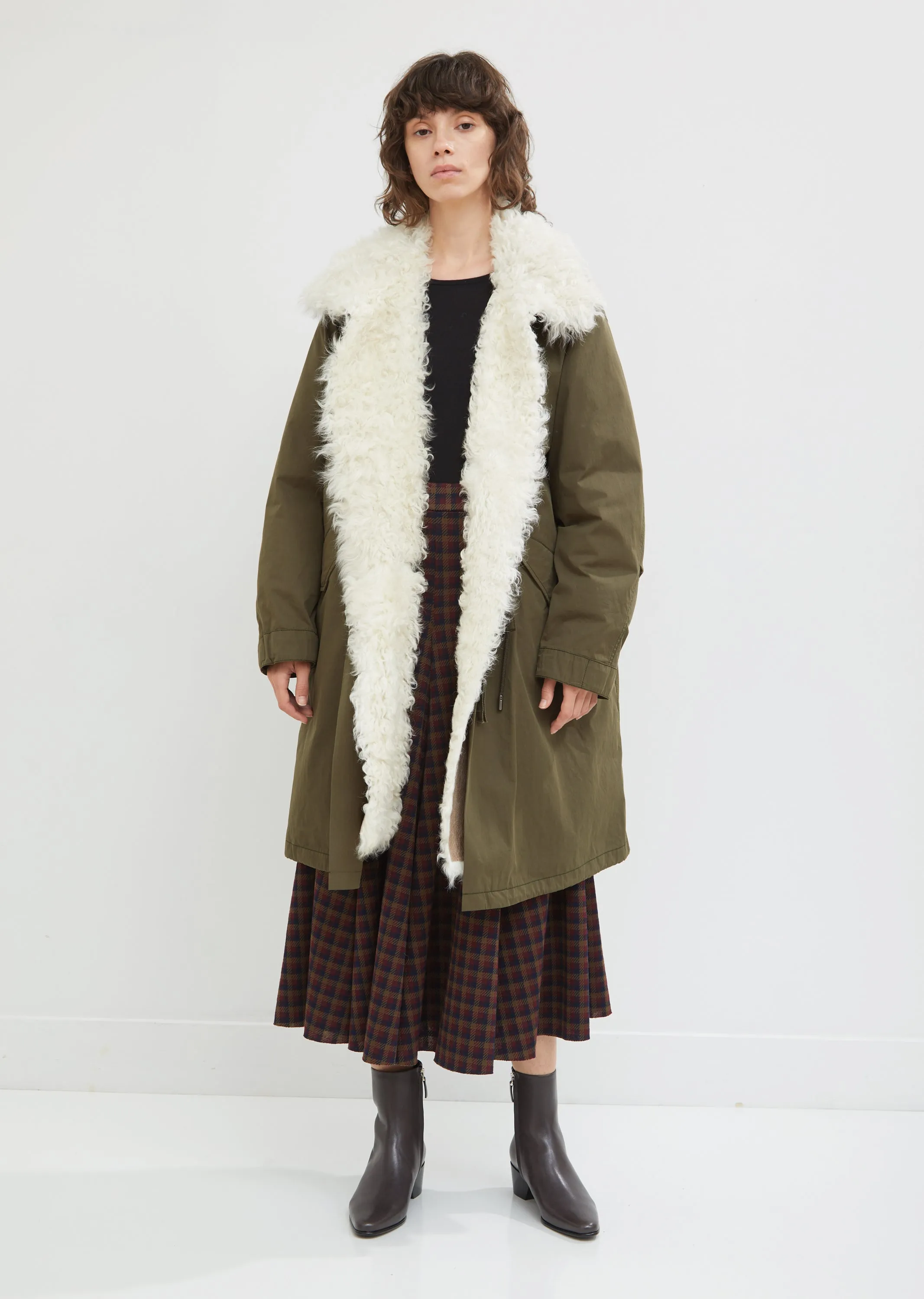 Lamb Trimmed Parka