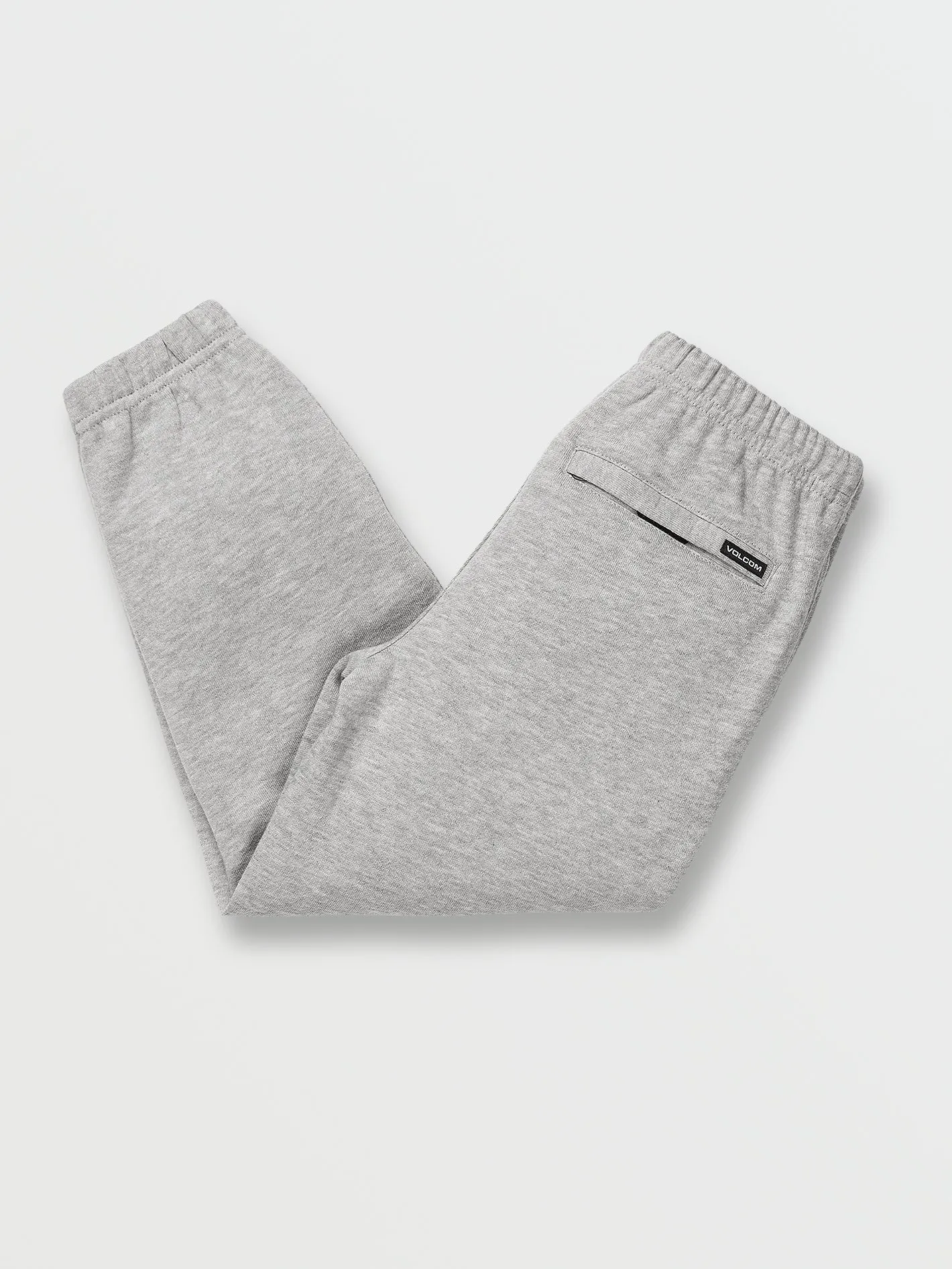 Little Boys Iconic Stone Elastic Waist Fleece Pants - Heather Grey