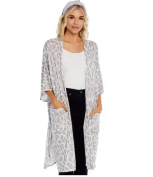 Long Leopard Cardigans