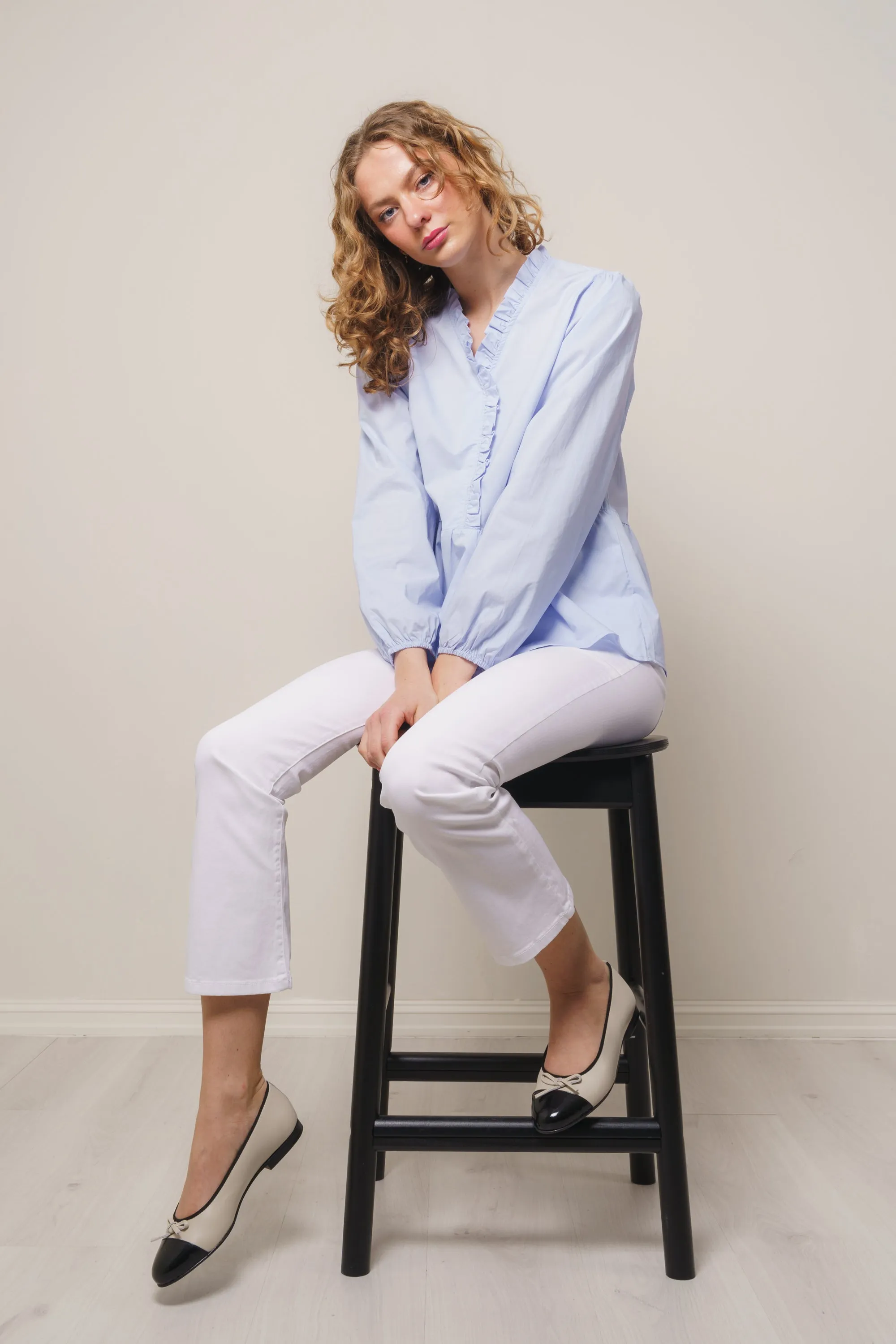 Matti Blouse - Light Blue