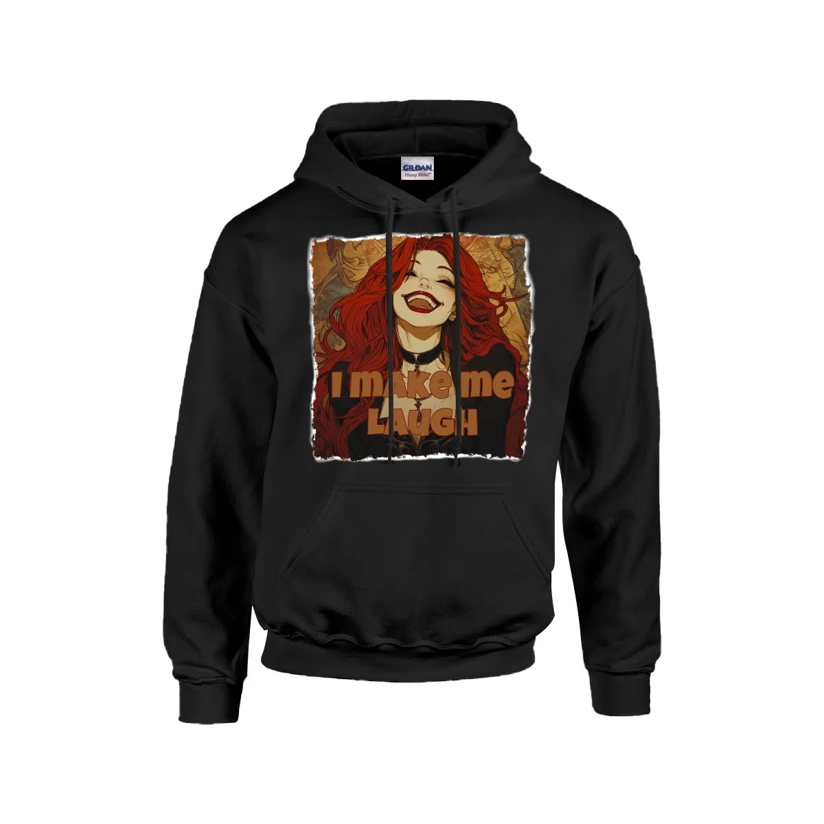 Men's Hoodie For The USA |Gildan 18500  Single DTF I make me laugh