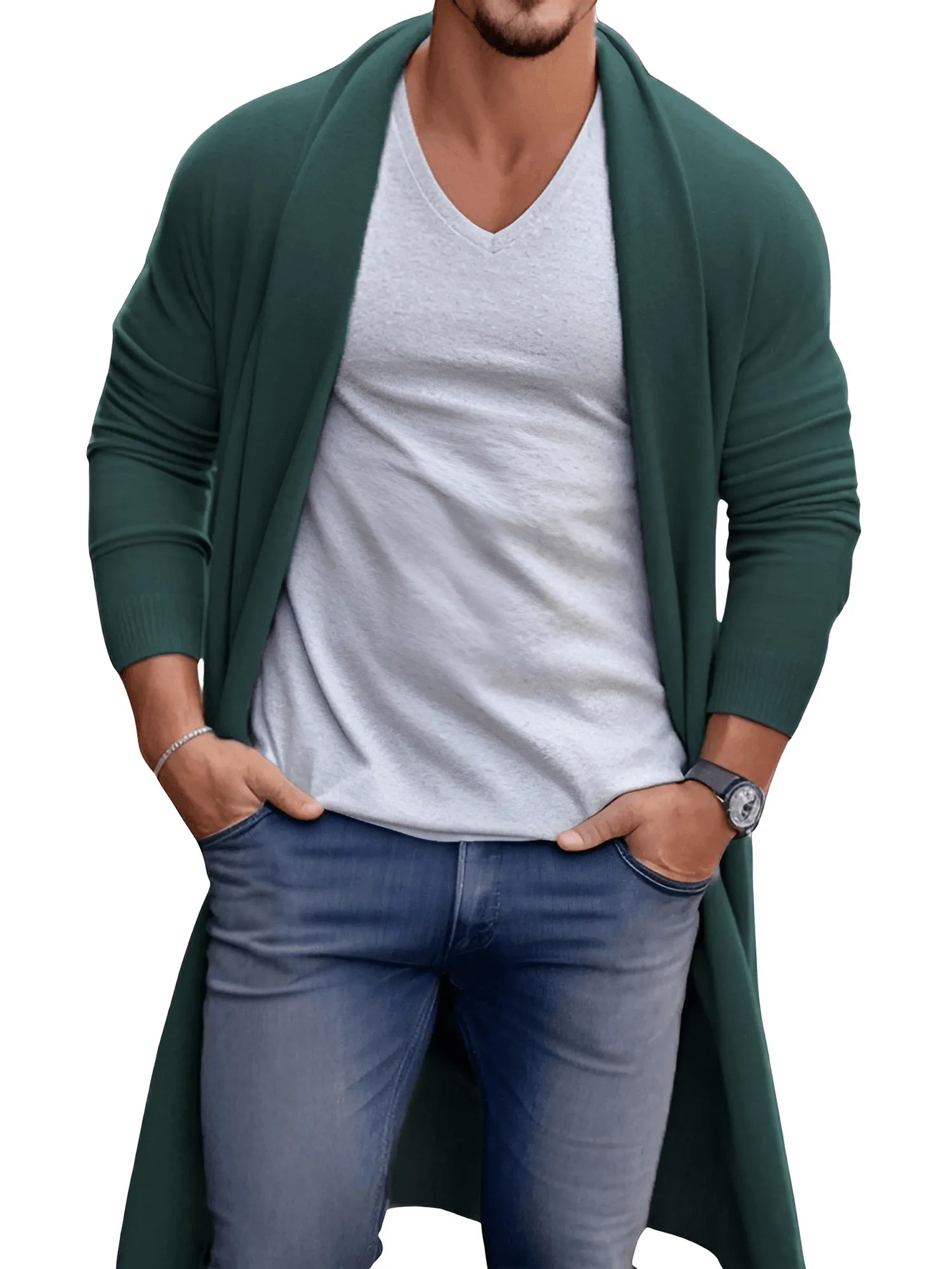 Men's Thin Cardigan - In 6 Colors!