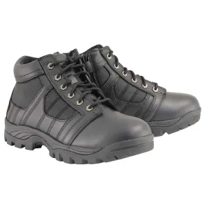 Milwaukee Leather MBM9131 Men’s Black Lace-Up Waterproof Swat Style-Tactical Motorcycle Shoes