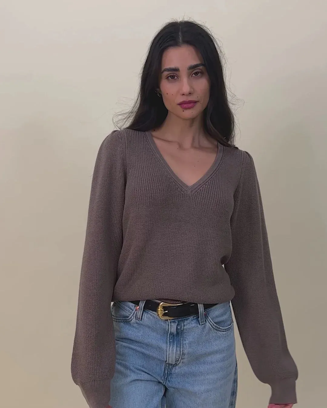 Neveah Sweater ~ Granite