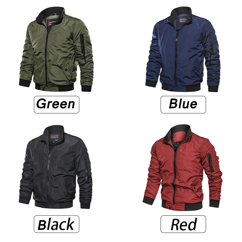 New Men Military Jackes Coat Mens Autumn Winter Bomber Jackets Mens Casual Outdoor Windproof Army Jacket Male 5XL Plus Size