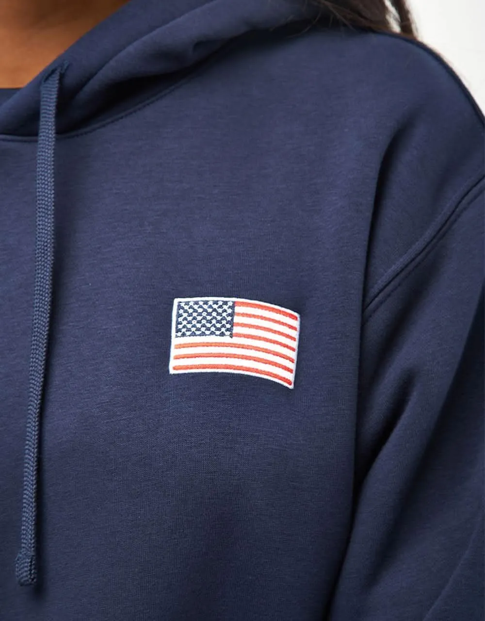 Nike SB 'Team USA' Skate Pullover Hoodie - Obsidian/White