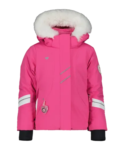 OBERMEYER CARA MIA TODDLER JACKET WITH FAUX FUR