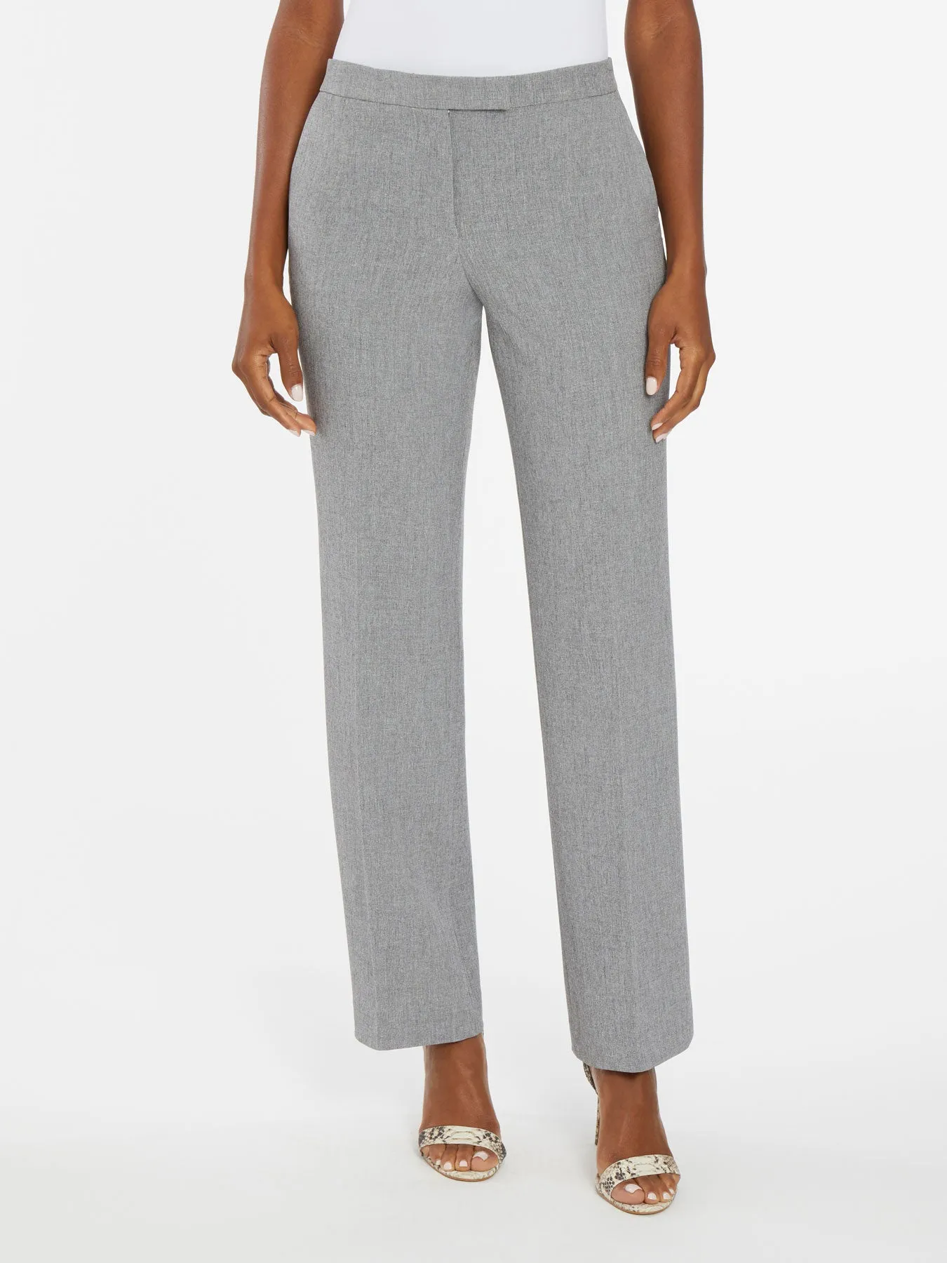 Petite Joan Pant, Iconic Melange Crepe