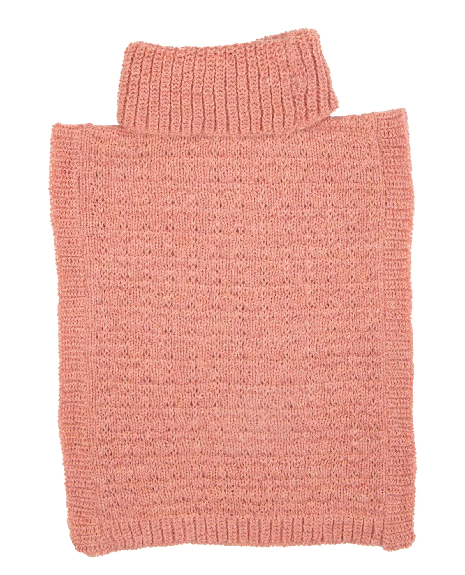 Poncho sweater Rose