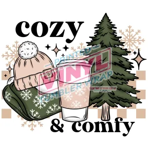 Printed Decal -  Cozy & Comfy