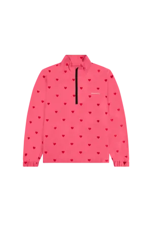 Quarter Zip Pullover - Hearts