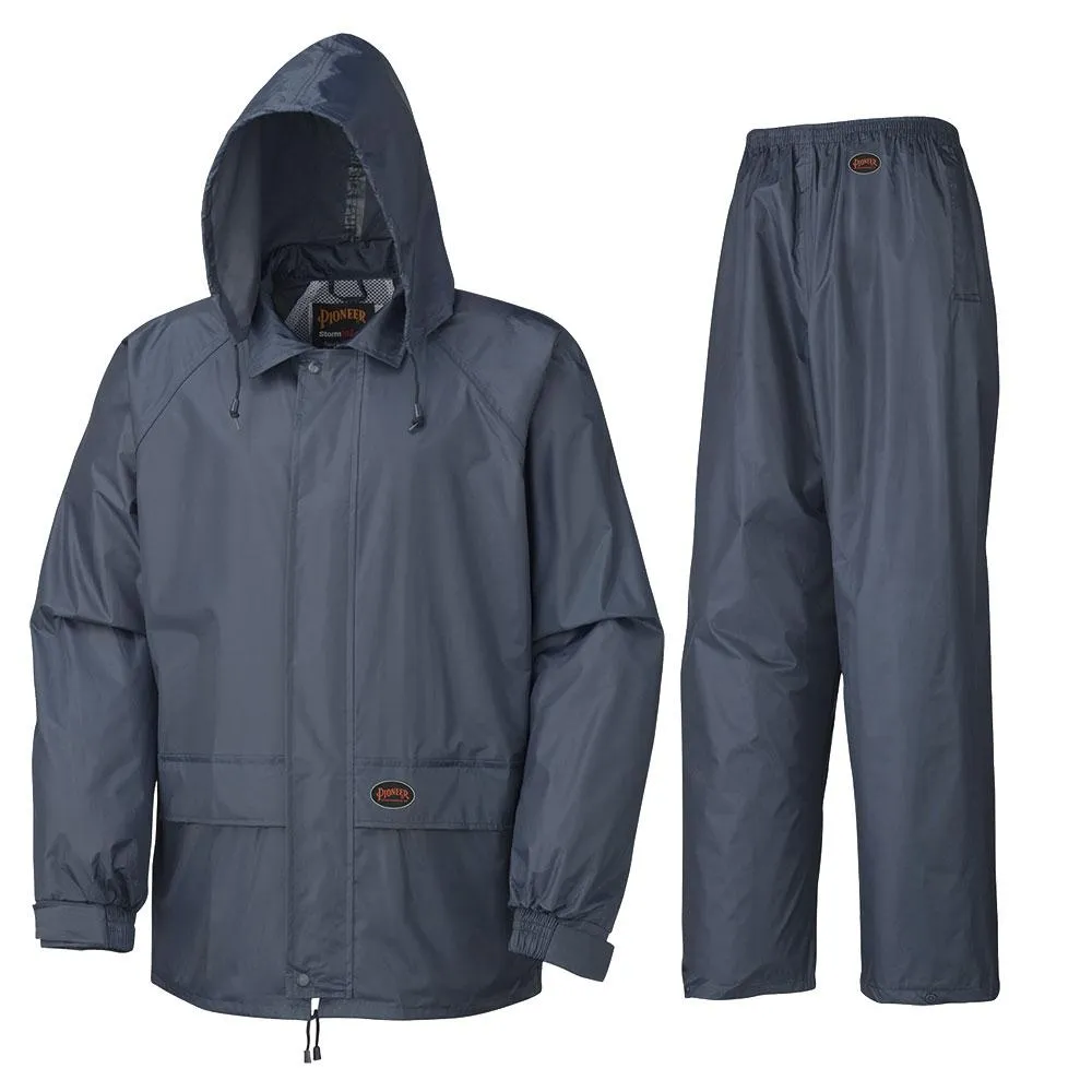 Rain Suit - Pioneer Waterproof 2-Piece Polyester/PVC Rainsuit, 583 / 883