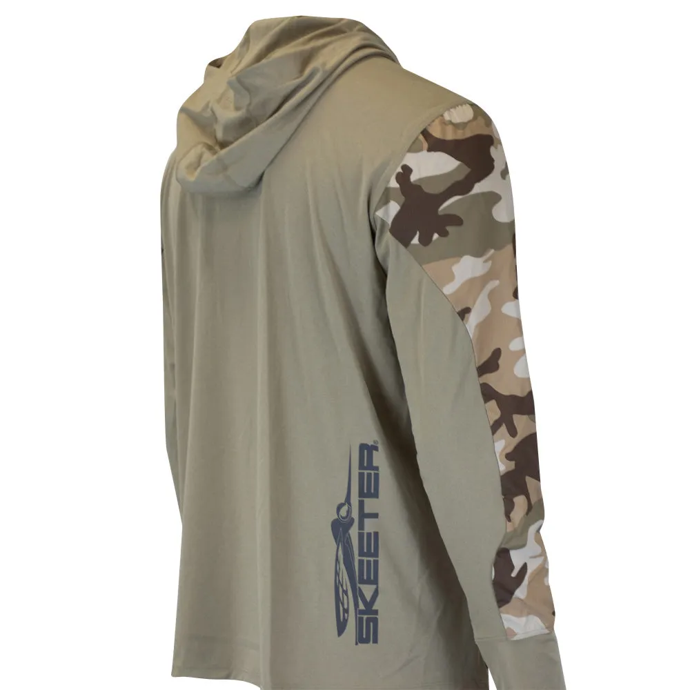 Skeeter Simms Intruder Fishing Hoody - Woodland Camo