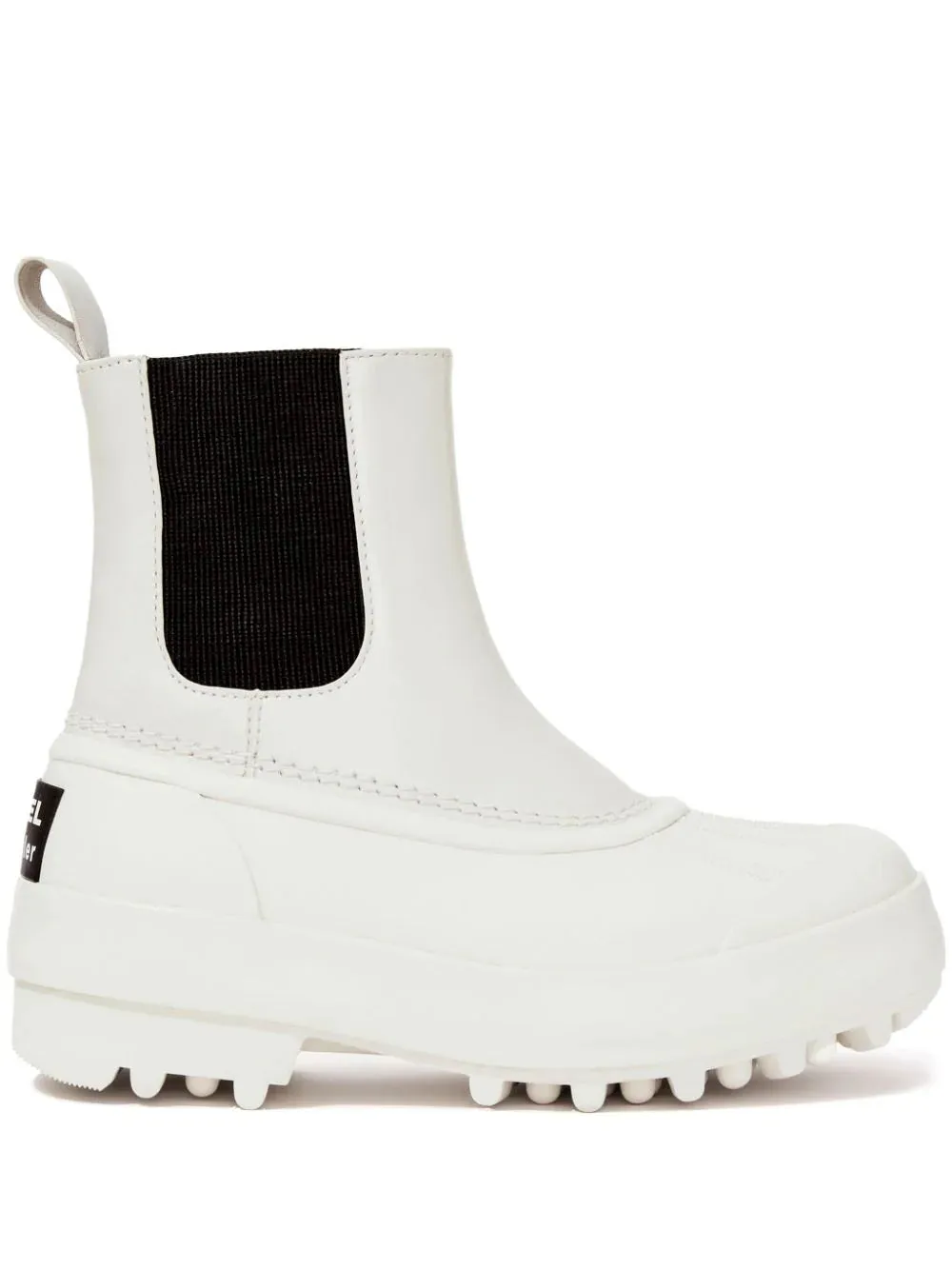 SOREL x Proenza Schouler Caribou Chelsea Boots in Chalk/Black