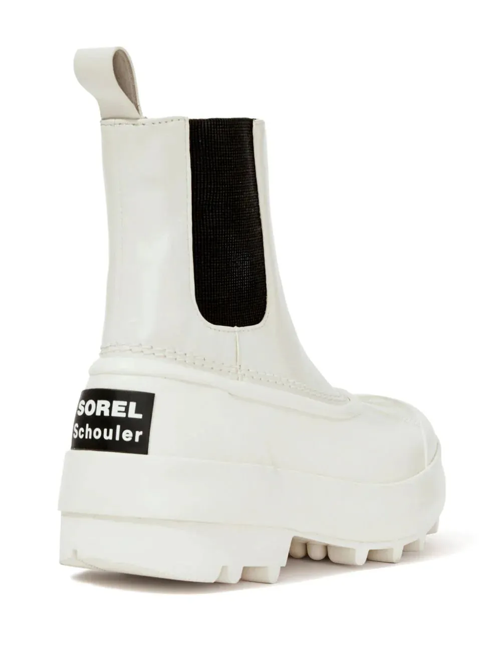 SOREL x Proenza Schouler Caribou Chelsea Boots in Chalk/Black