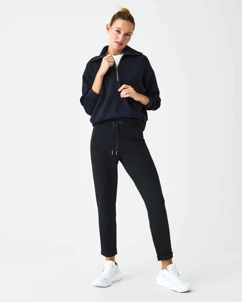 Spanx AirEssentials Tapered Leg Pant In Black