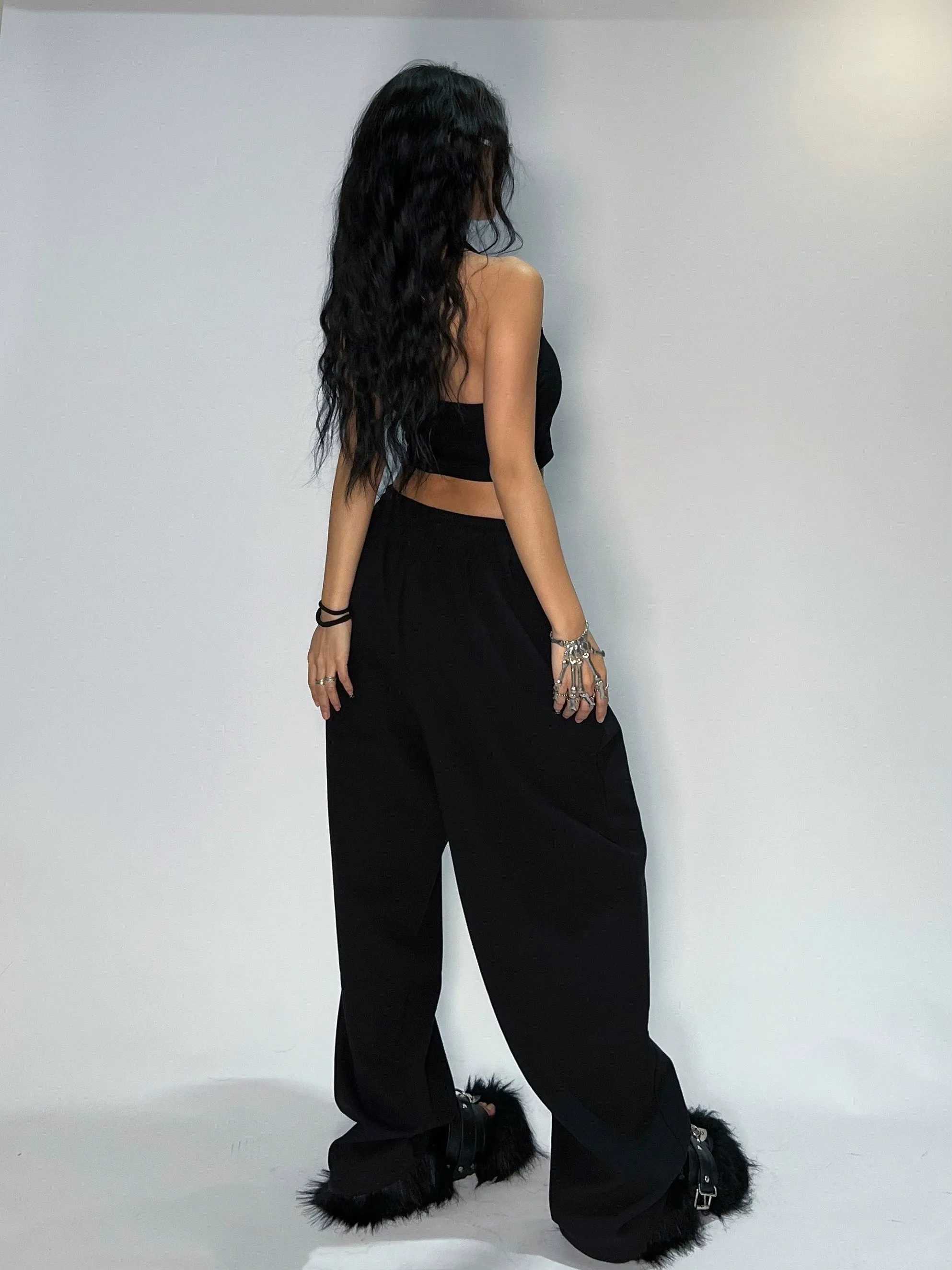 Spicy Solid Color Loose Jazz Dance Pants