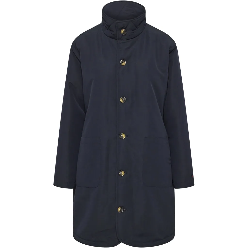 Stacia Coat - Dark Navy