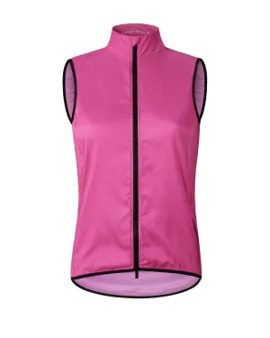 Stop The Wind Cycling Vest - Dahlia