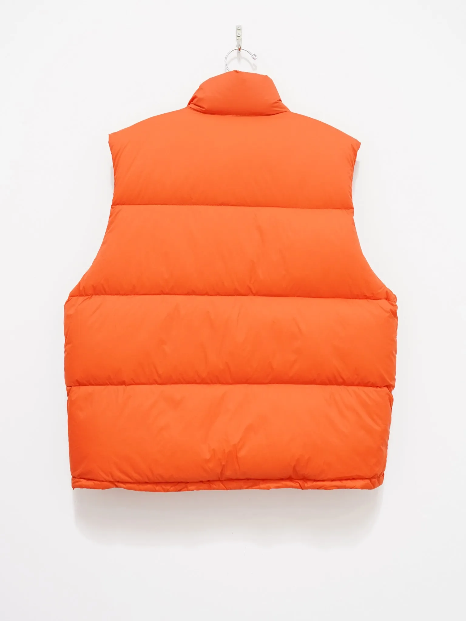 Super Light Nylon Ripstop Down Vest - Orange