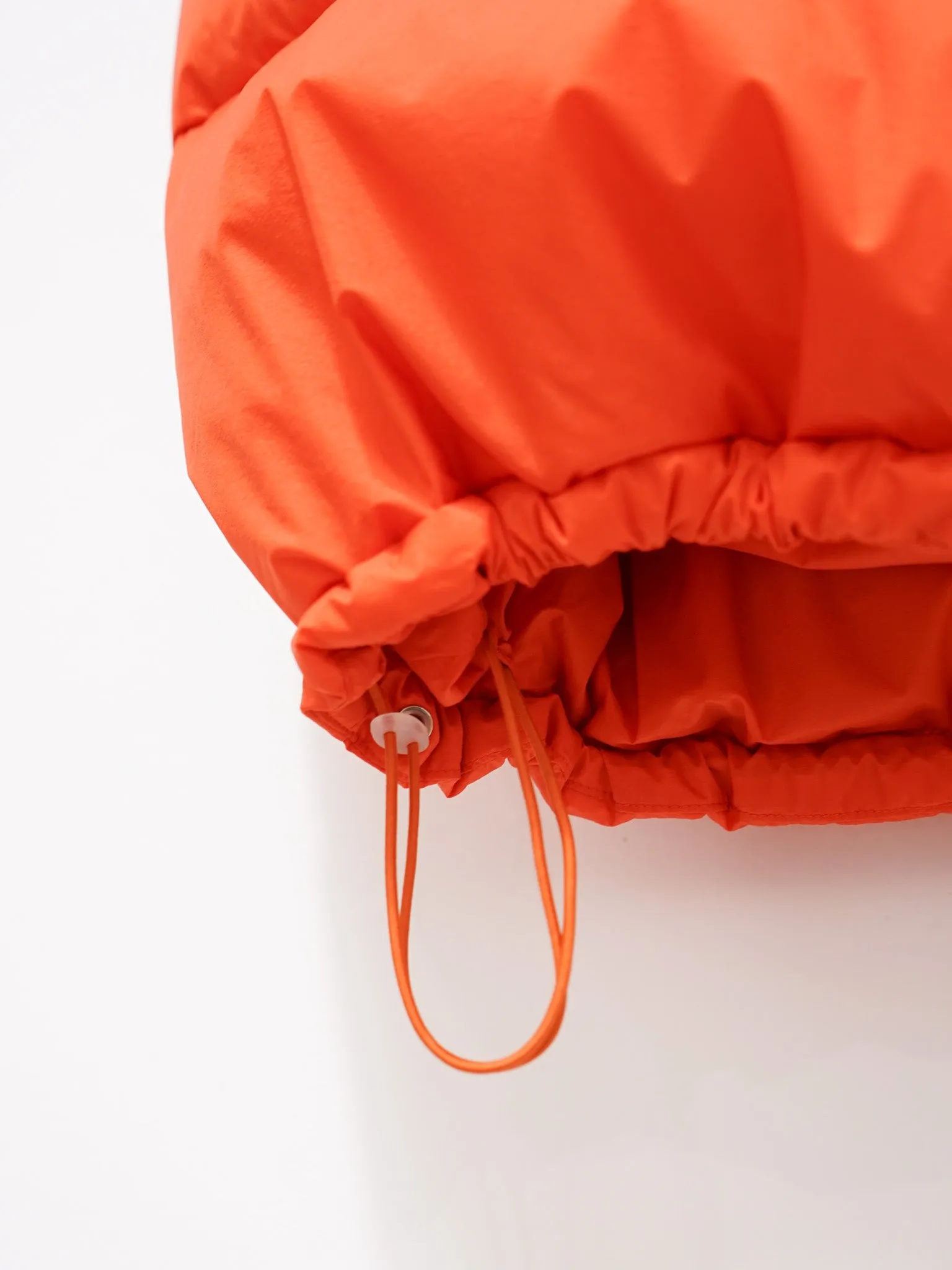 Super Light Nylon Ripstop Down Vest - Orange